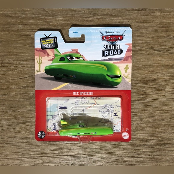 Disney Pixar Other - *NWT* Disney Pixar Cars - Cars On The Road "Nile Speedcone" Die-Cast Toy 2023
